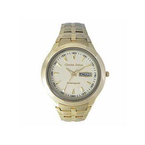 Charles Delon Dress/Formal Style Gold Watch